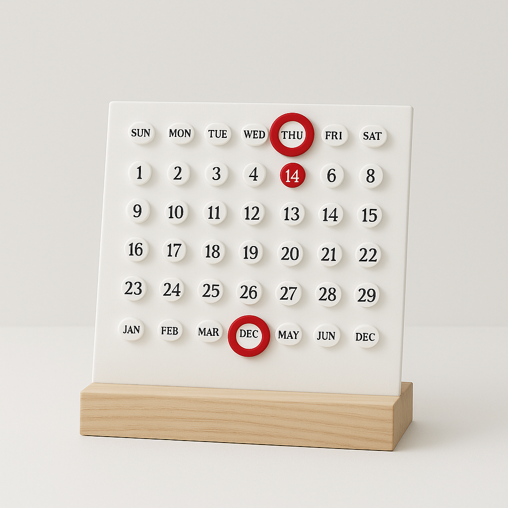 Calendario da scrivania DATE